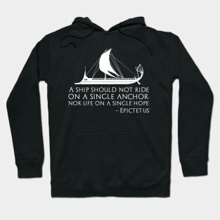 Stoic Philosophy Classical Greek Stoicism Epictetus Quote Hoodie